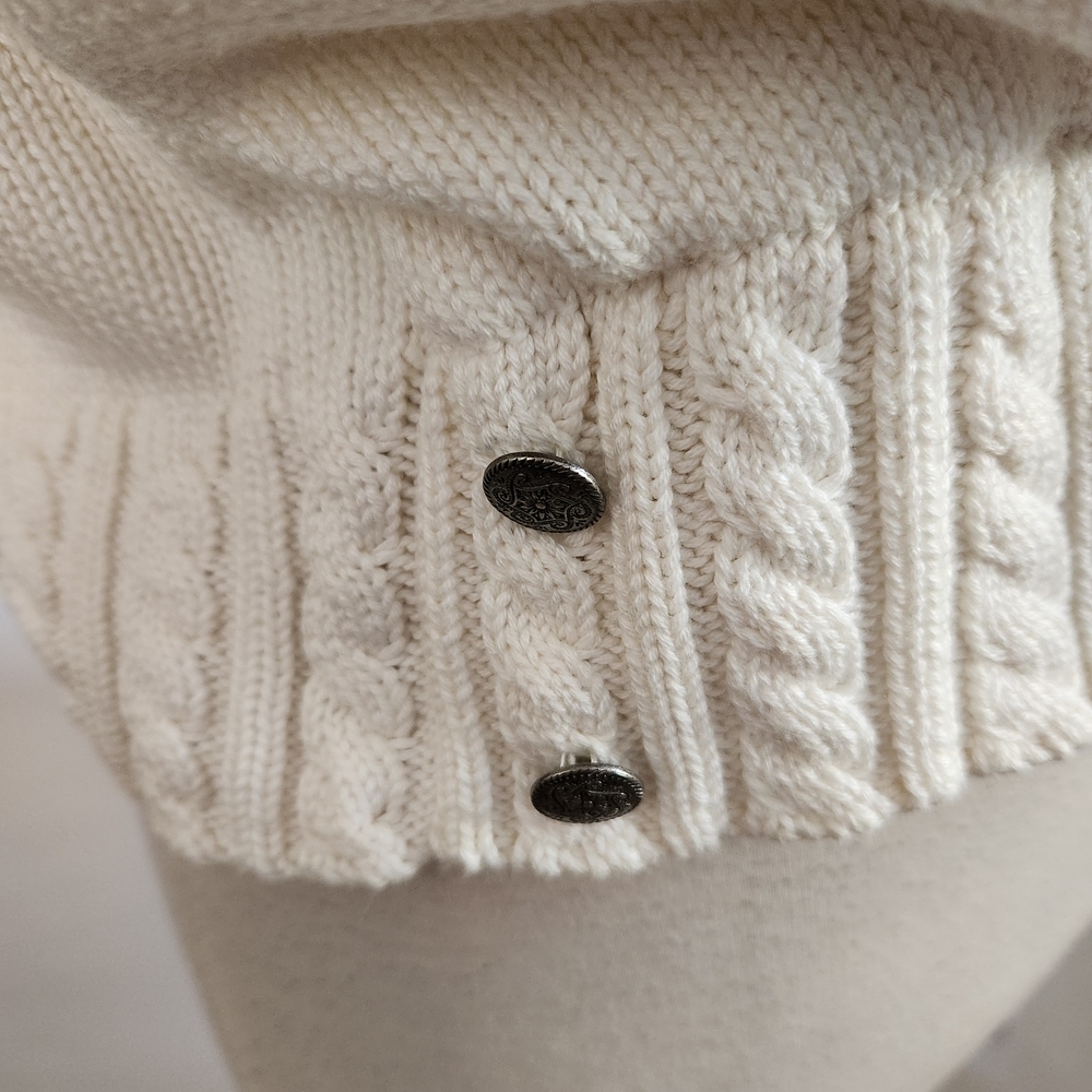 °Vintage Knit Sweater Vest • Beautiful Embroidery • by Chaus • Size Medium - Picture 4 of 8